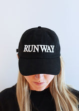 Load image into Gallery viewer, RUNWAY Black Hat with White Hat