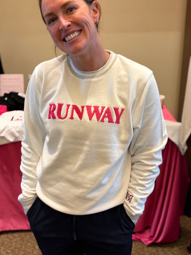 Ellsworth & Ivey White RUNWAY sweatshirt